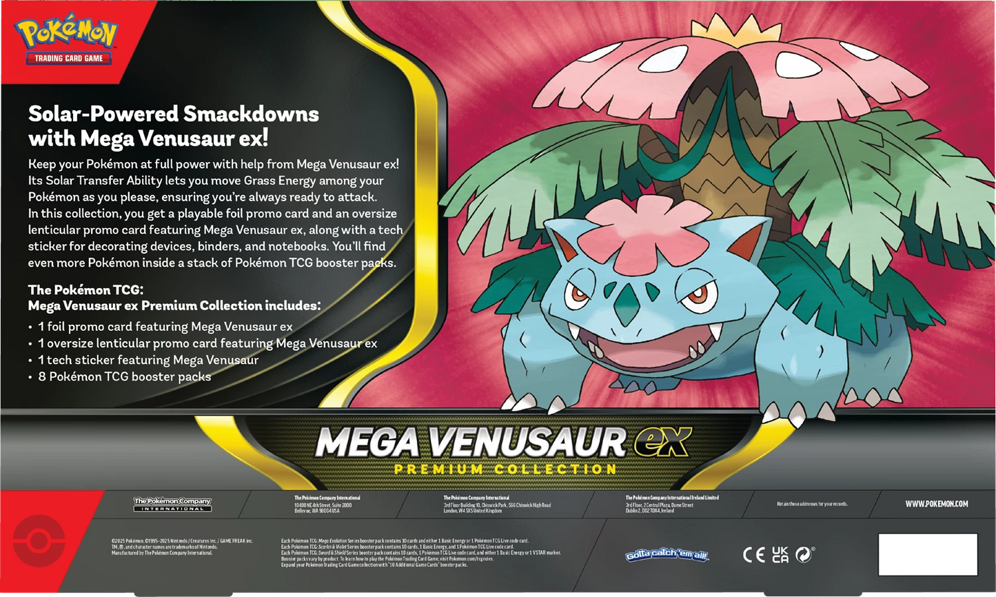 Pokémon: Mega Venusaur ex – Premium Collection – EN