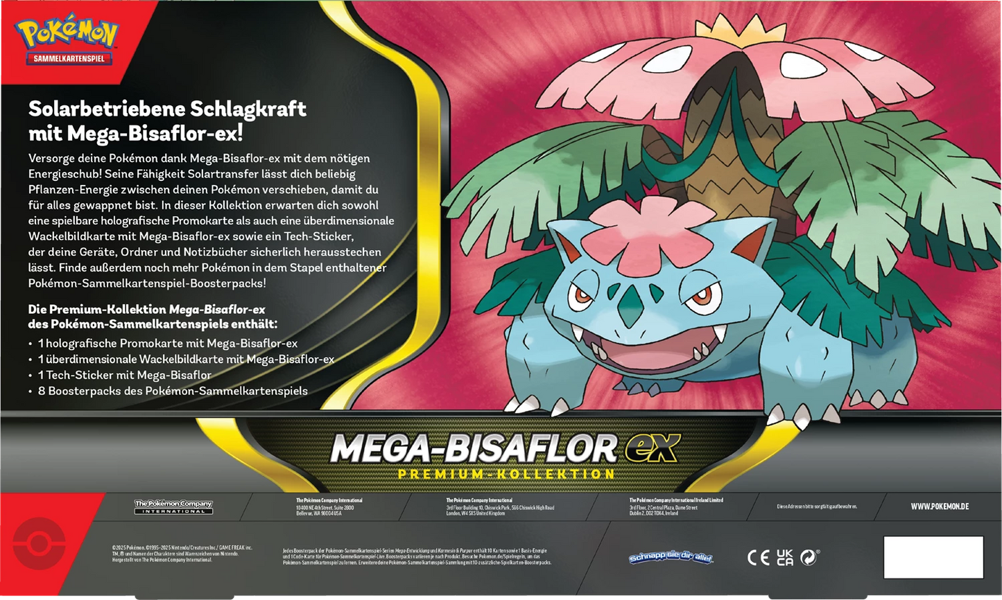 Pokémon: Mega Bisaflor ex – Premium Kollektion – DE