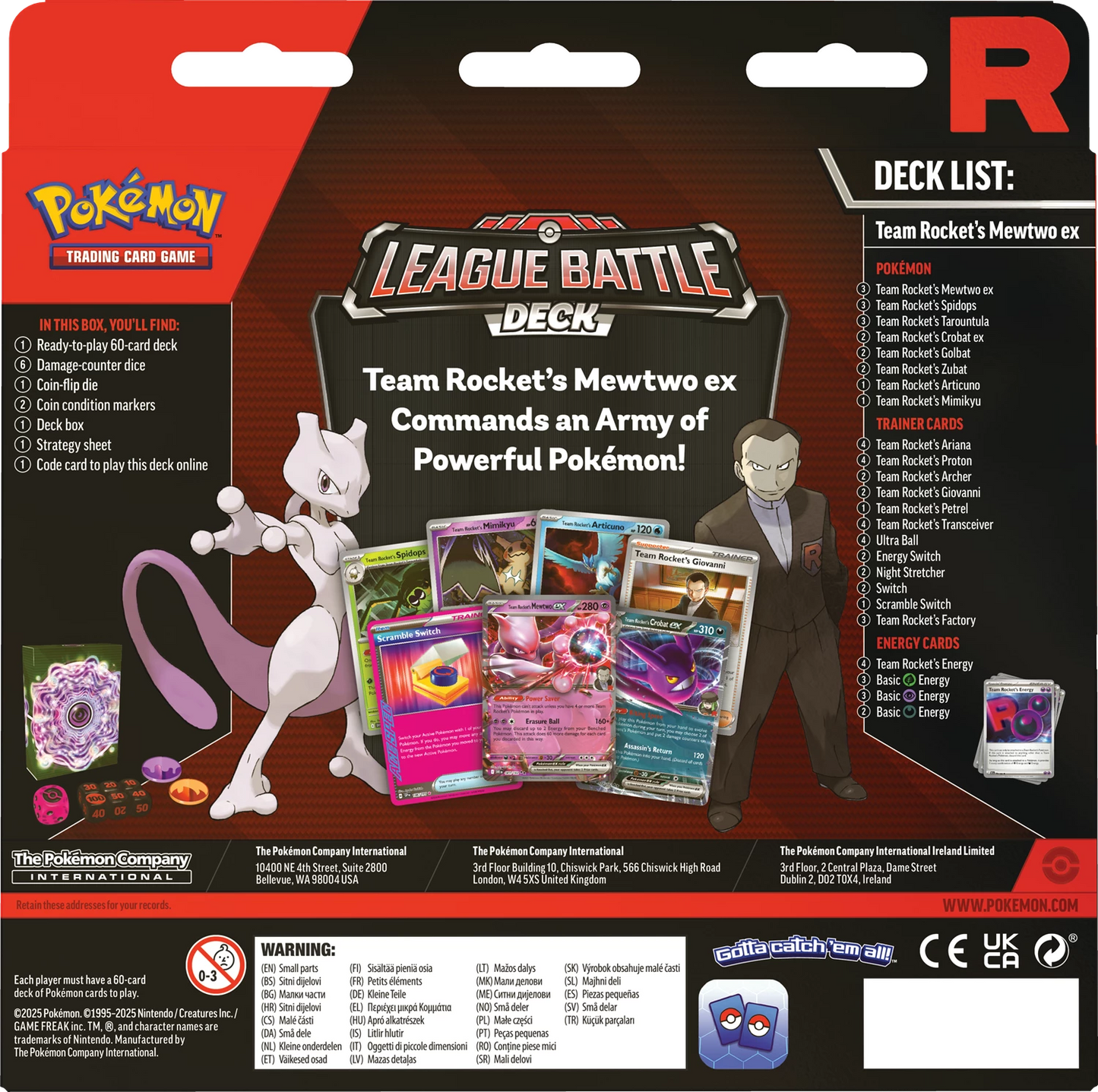 Pokémon: League Battle Deck – Mewtwo ex – EN