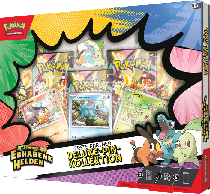 Pokémon: Erste Partner – ME02.5 – Deluxe Pin Collection – DE