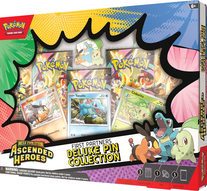 Pokémon: First Partners – ME02.5 – Deluxe Pin Collection – EN