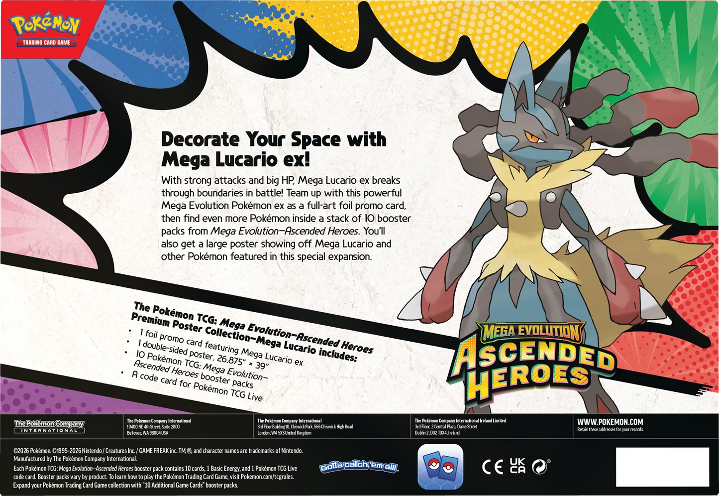 Pokémon: Ascended Heroes – ME02.5 – Premium Poster Collection – EN