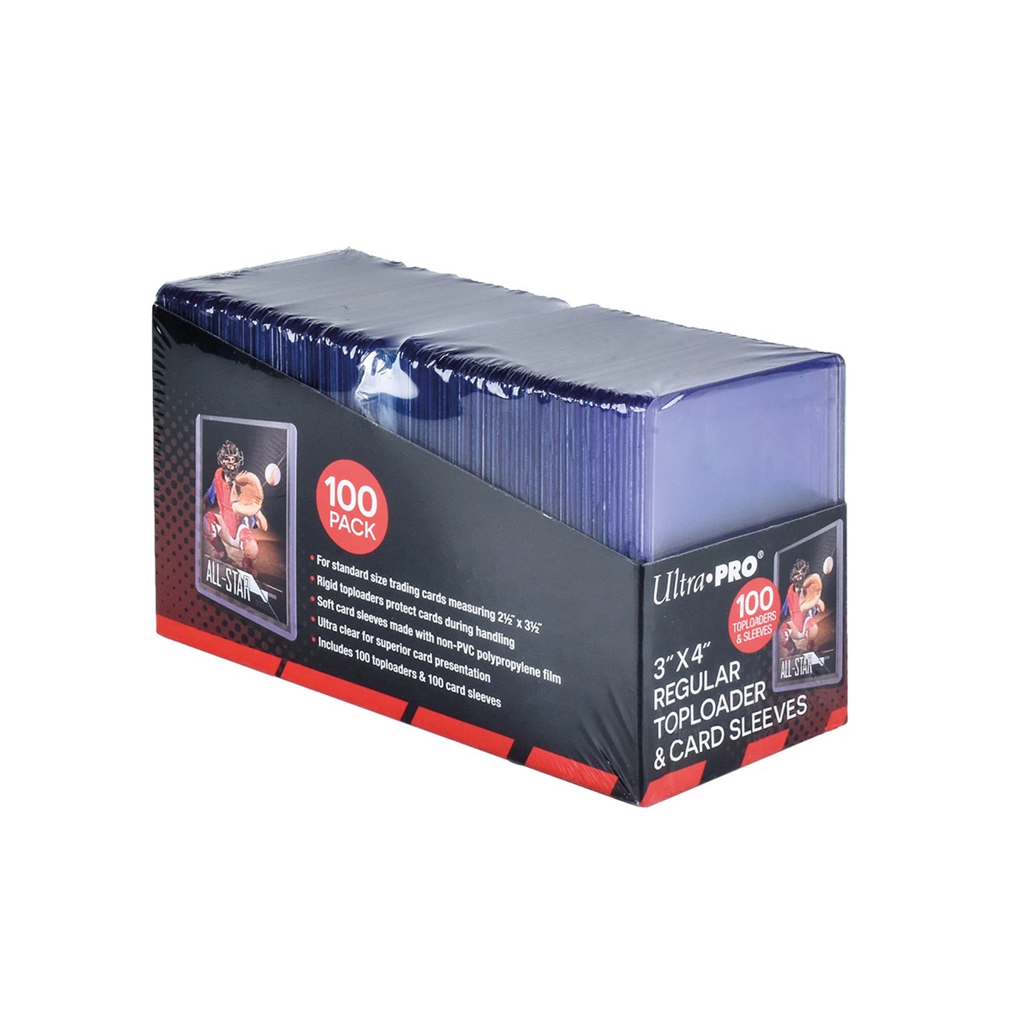 Ultra Pro: Toploader & Penny Sleeves – Regular 35pt – 100 Stück