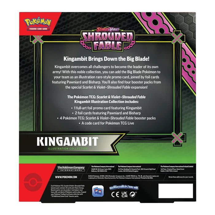 Pokémon: Kingambit – Illustration Rare – SV06.5 Shrouded Fable – EN