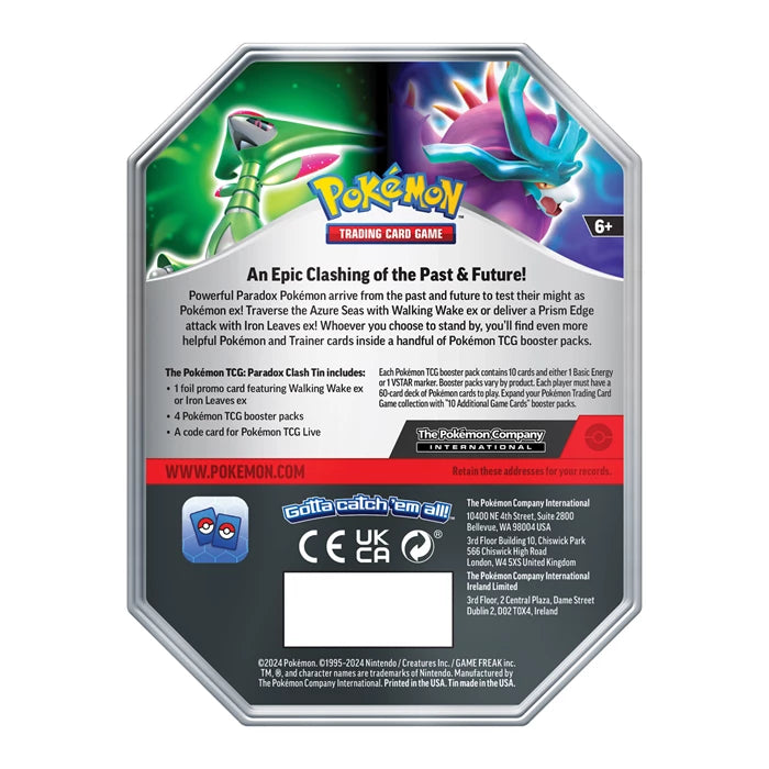 Pokémon: Paradox Clash ex - Tin - EN