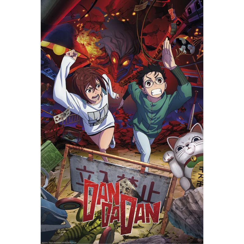 Dan Da Dan: Poster – Key Art Momo & Okarun – 91,5 × 61 cm