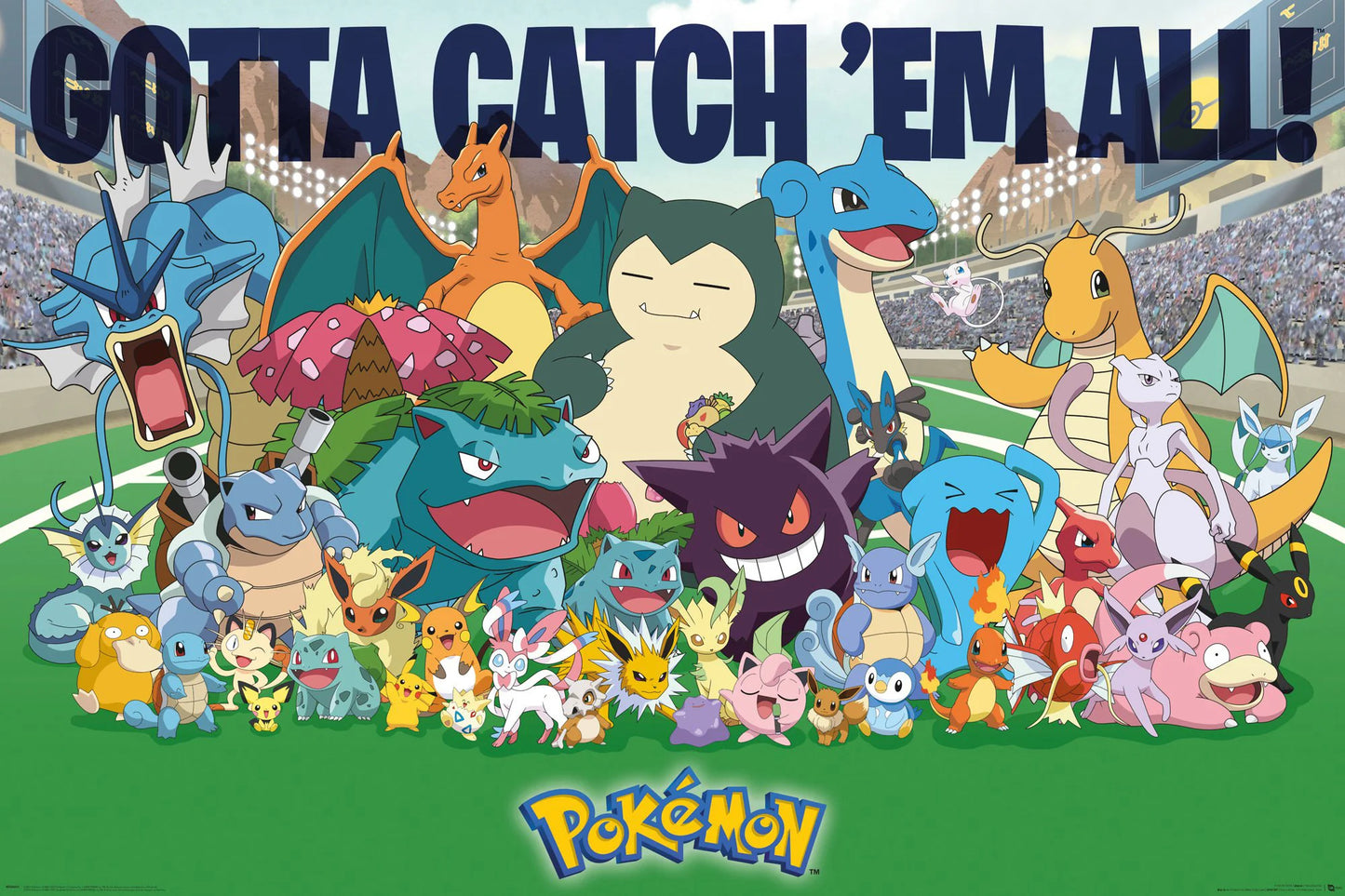 Pokémon: Poster – Favorites – Gotta Catch ’Em All! - 91.5x61cm