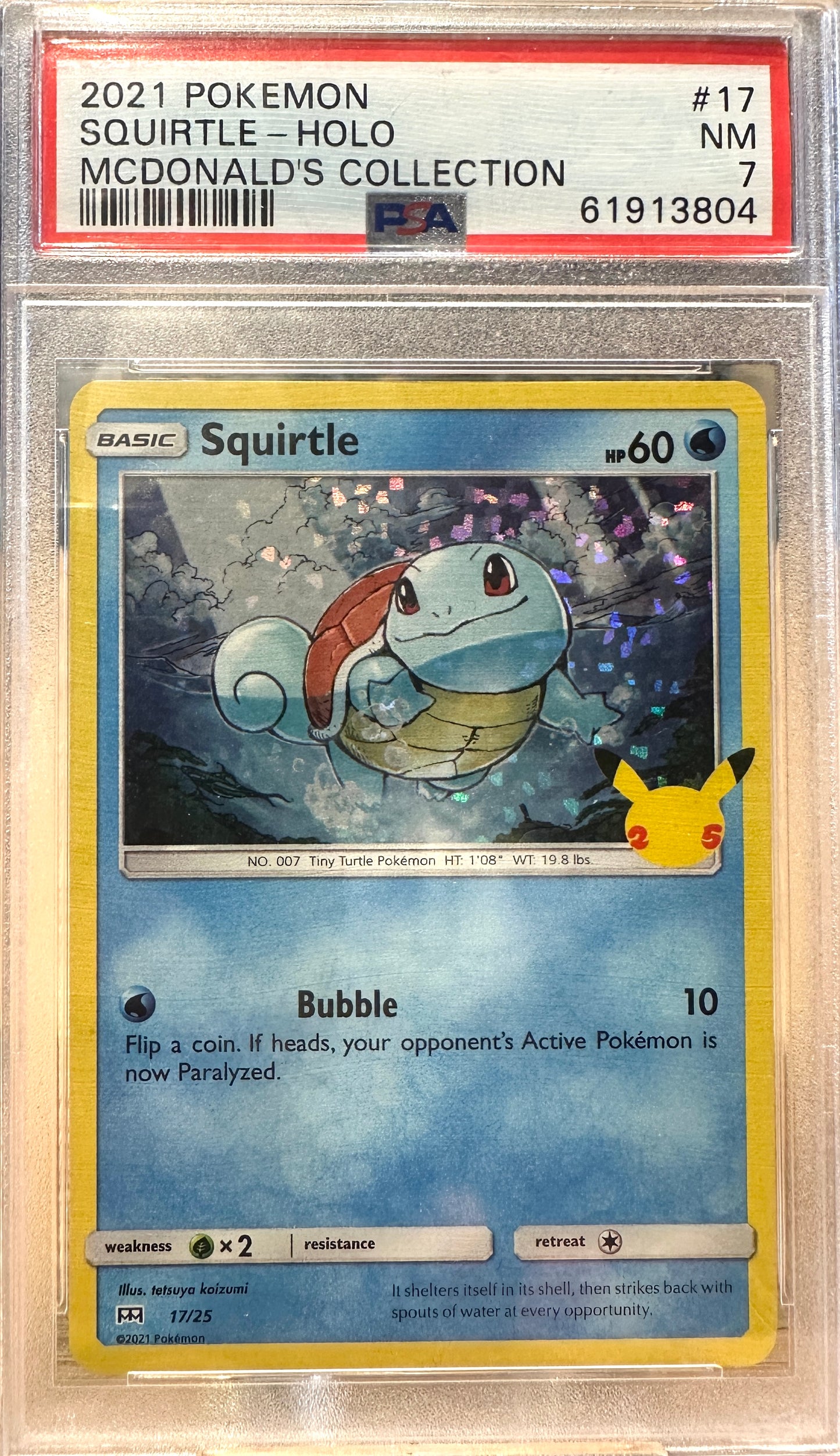 Squirtle Holo - Macdonald`s Collection - EN