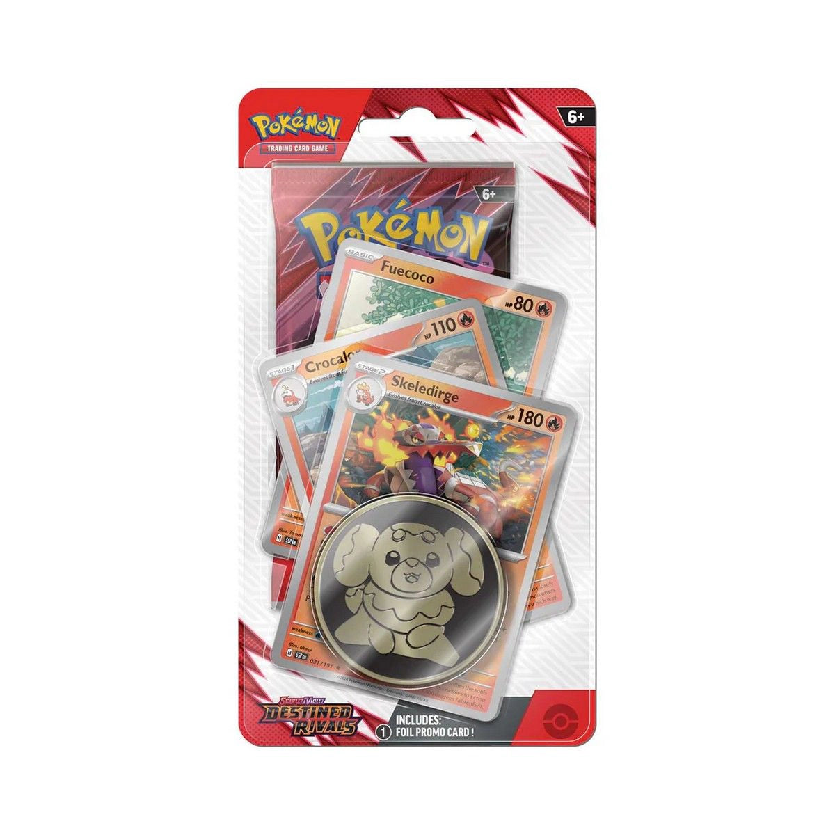 Pokémon: Destined Rivals – Premium Checklane Blister– EN