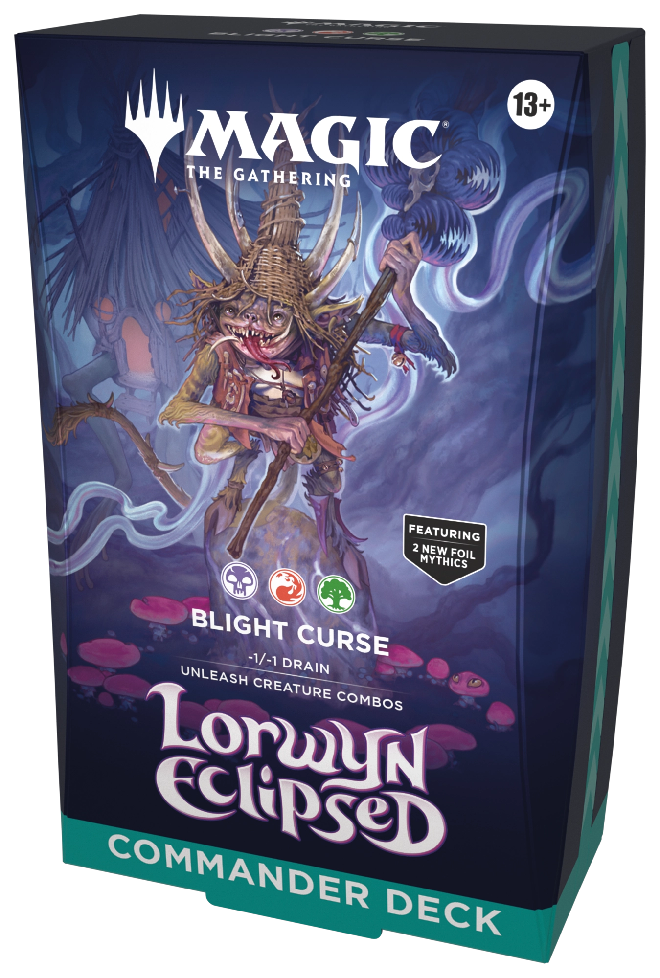 Magic: The Gathering - Lorwyn Eclipsed – Commander Deck – Blight Curse – EN
