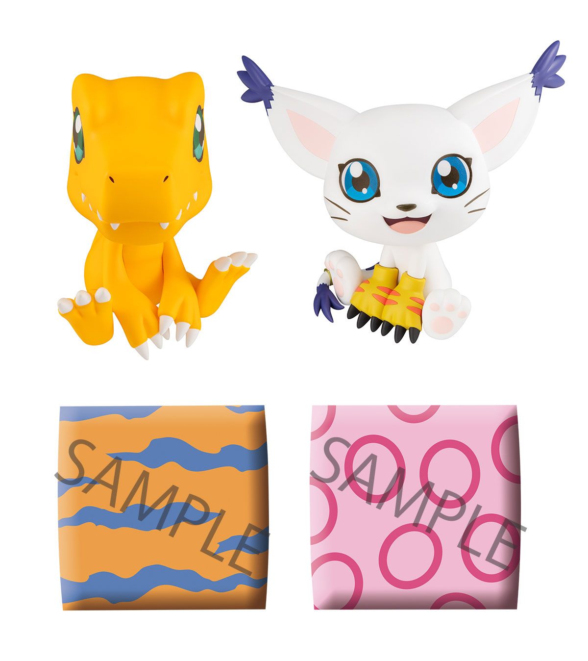 Digimon Statuen Tailmon & Agumon Limited