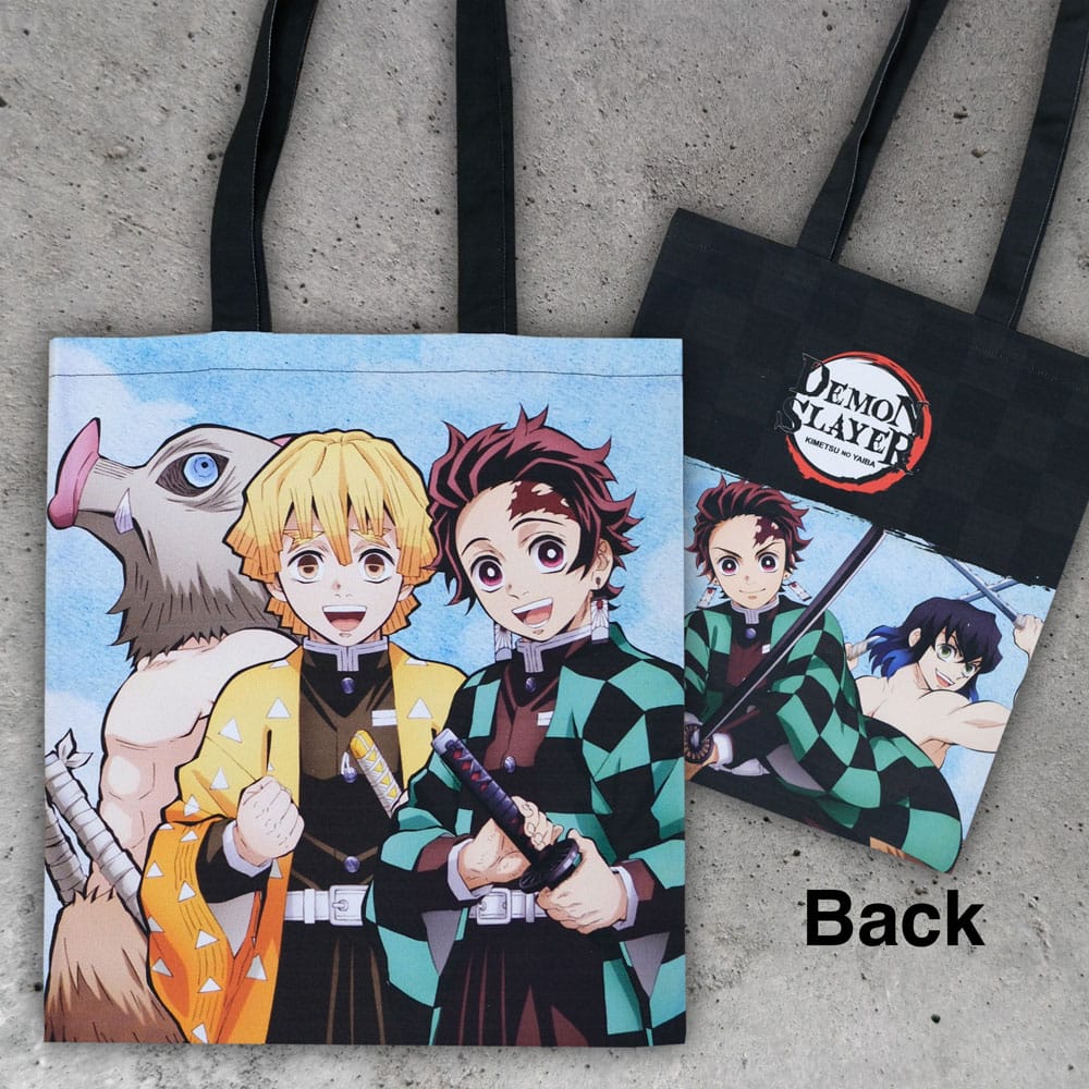 Demon Slayer: Kimetsu no Yaiba - Tragetasche - Inosuke, Zenitsu, Tanjiro