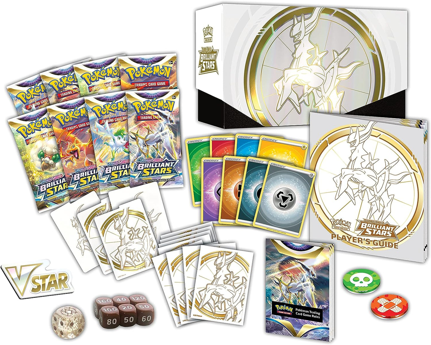 Pokémon - Top Trainer Box - Schwert & Schild 09 - Strahlende Sterne - Arceus