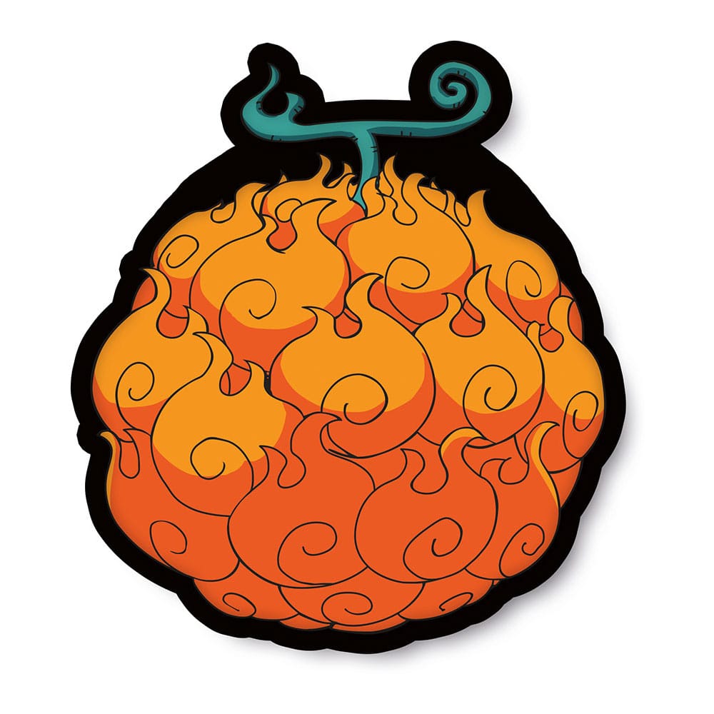 One Piece: Dekokissen - Feuer Frucht - 36cm
