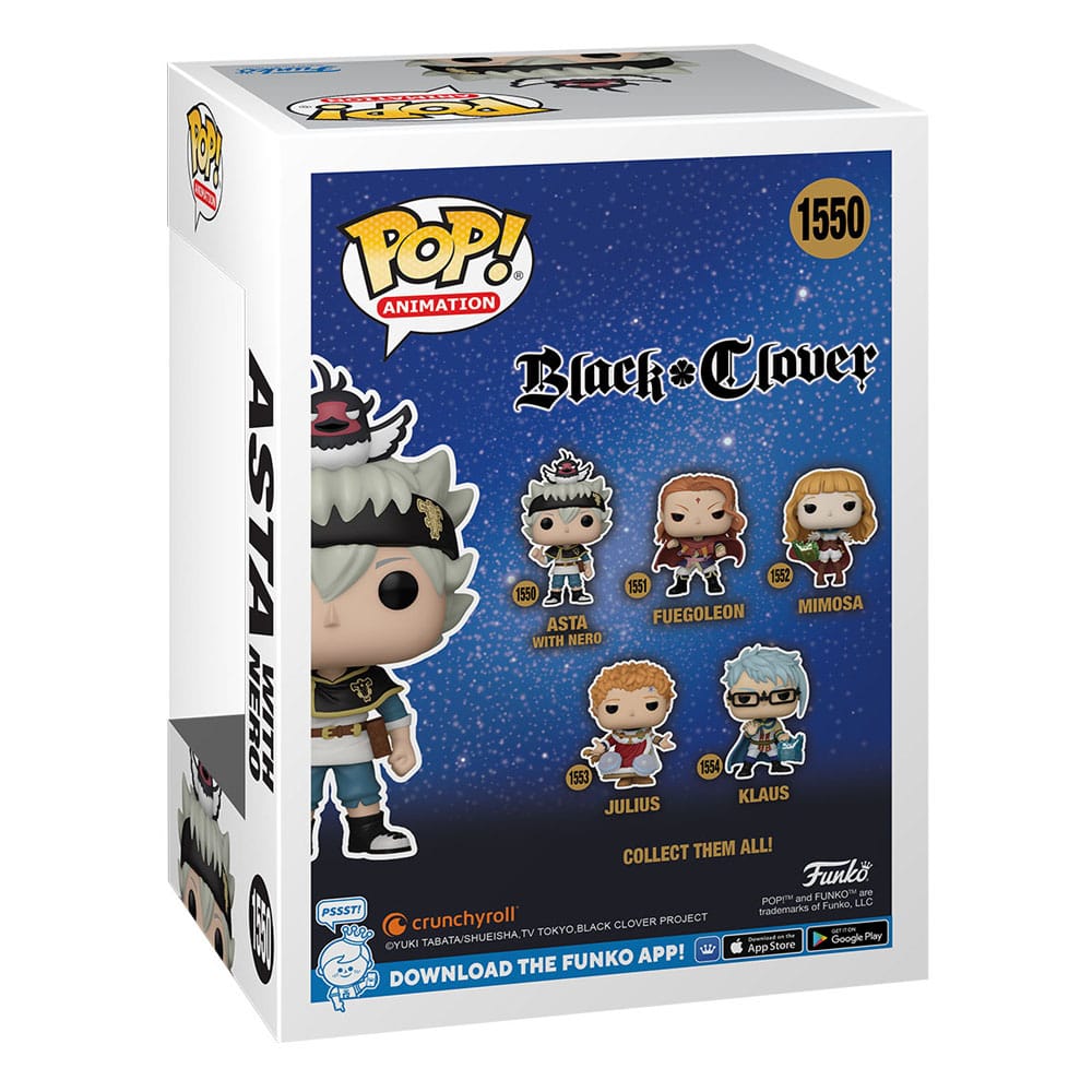 Black Clover: POP! Animation - Figur Asta w/Nero - 9cm