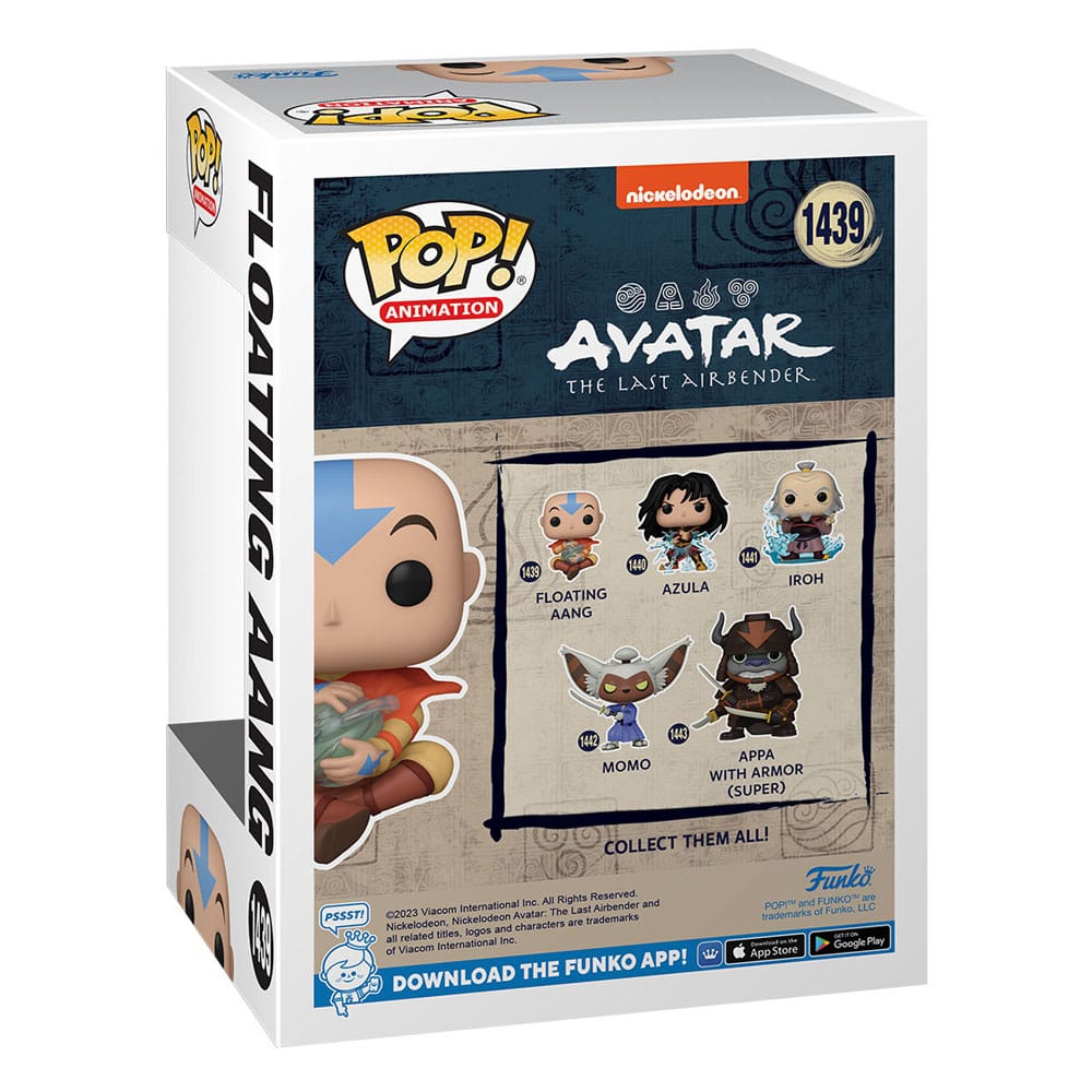 Avatar Der Herr der Element: POP! Animation Vinyl Figur - Aang Floating - 9cm