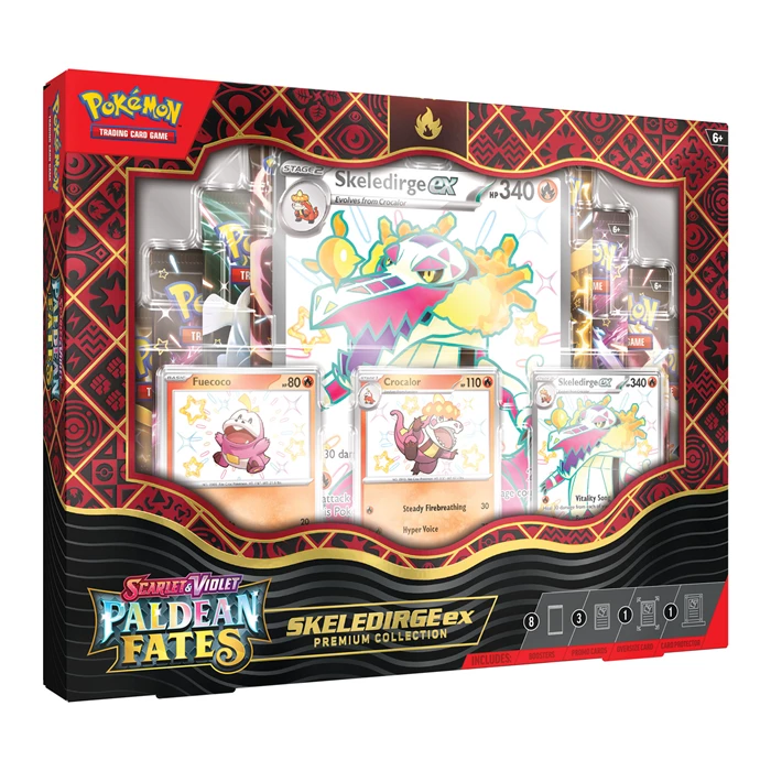Pokémon: Paldean Fates Premium Collection - Skeledirge ex - EN