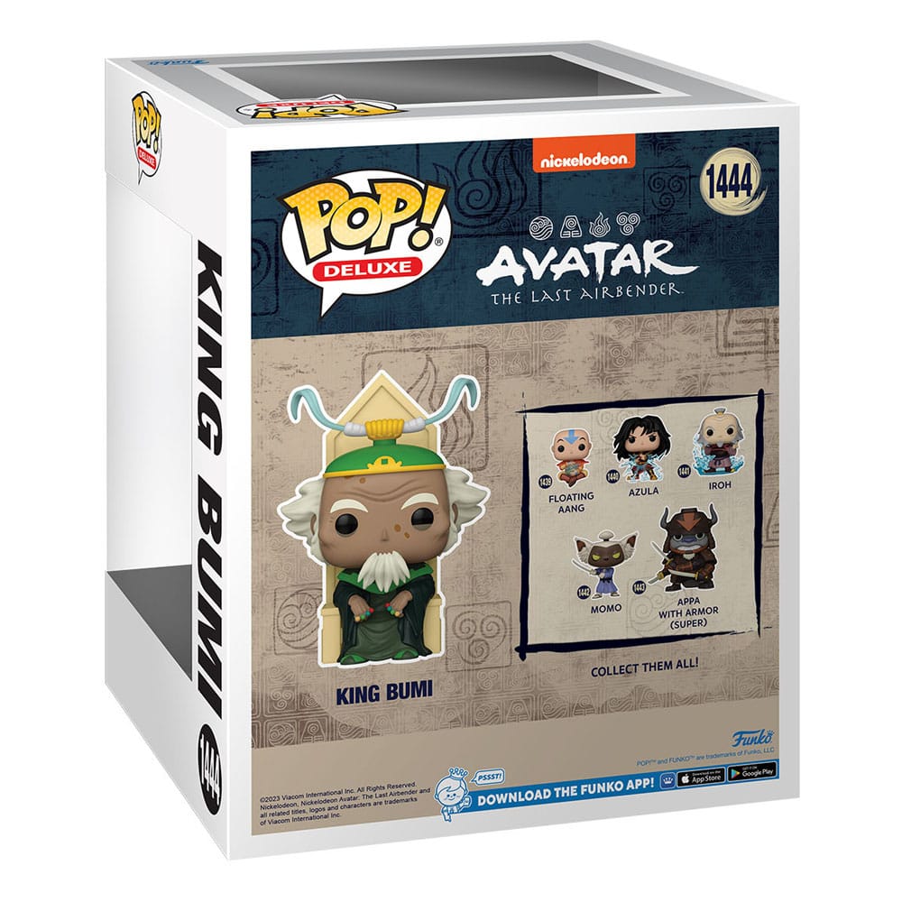 Avatar Der Herr der Element: POP! Deluxe Vinyl Figur - King Bumi - 9cm