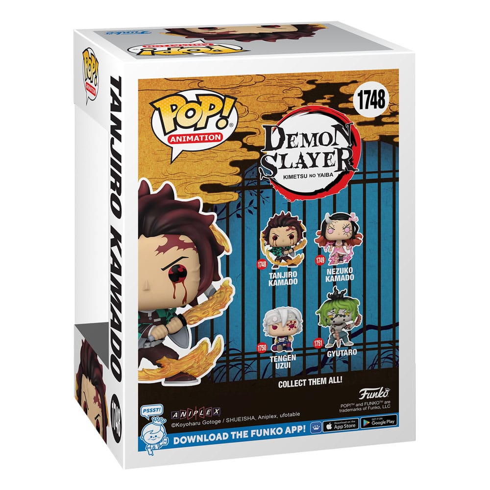 Demon Slayer: Figur – Tanjiro Kamado (Sun Breathing) – POP! Animation – 9 cm