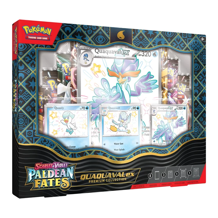 Pokémon: Paldean Fates Premium Collection - Quaqualval ex - EN