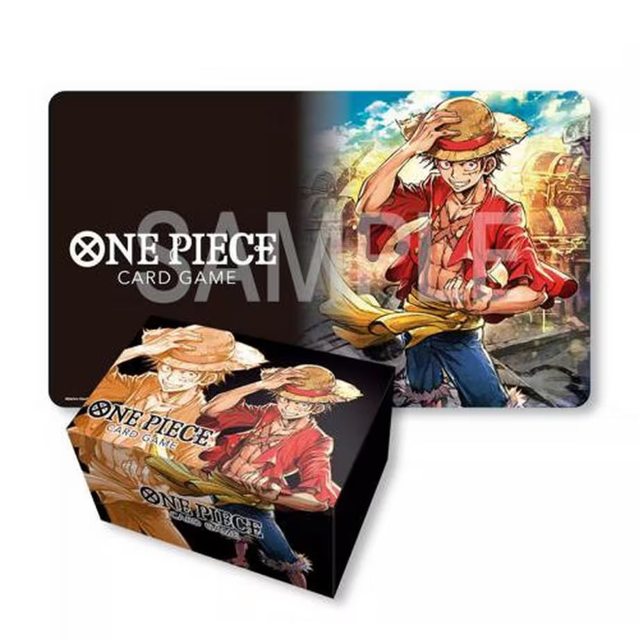 One Piece: Playmat & Storage Box Set – Monkey D. Luffy – EN