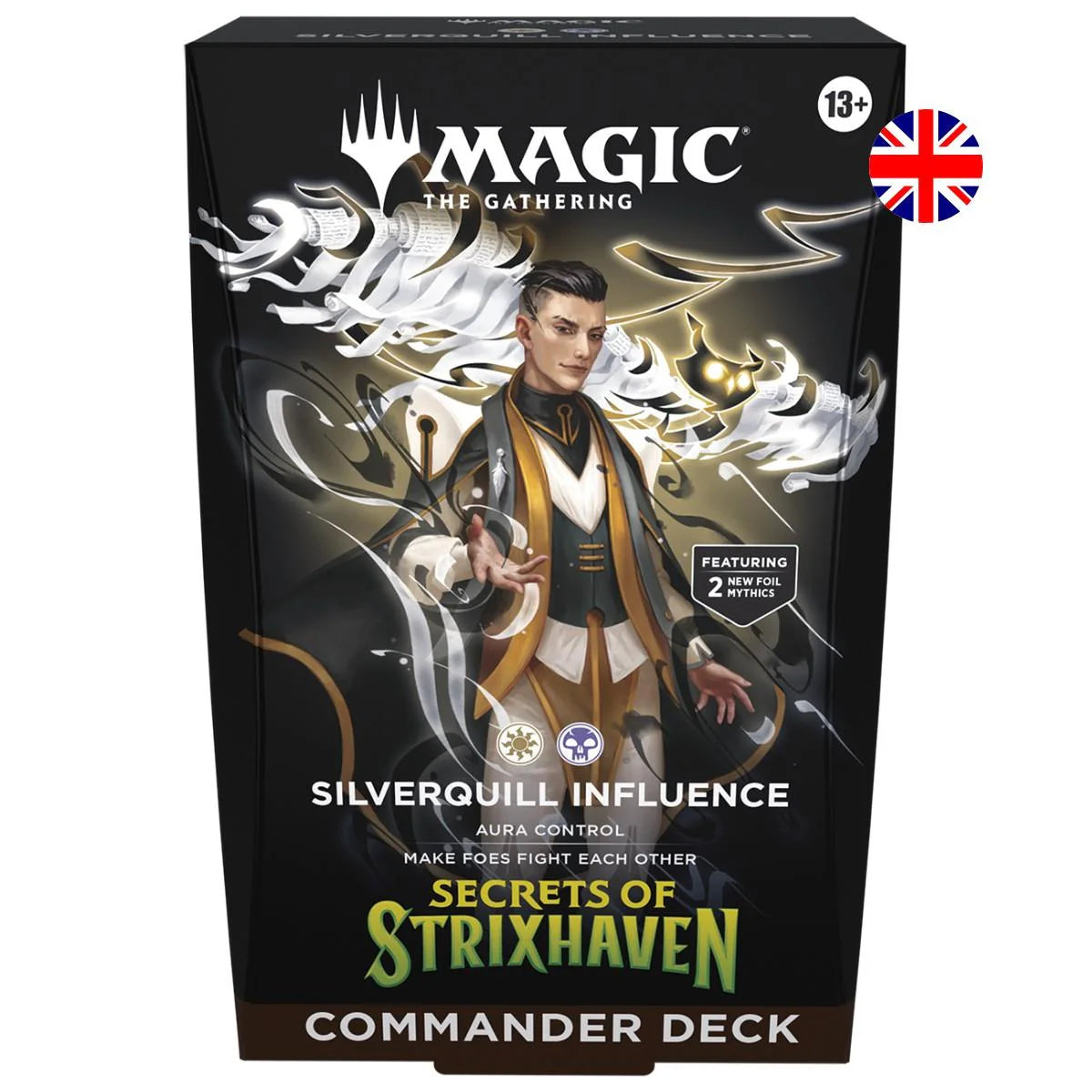 Magic: The Gathering: Secrets of Strixhaven – Silverquill Influence – Commander Deck – EN