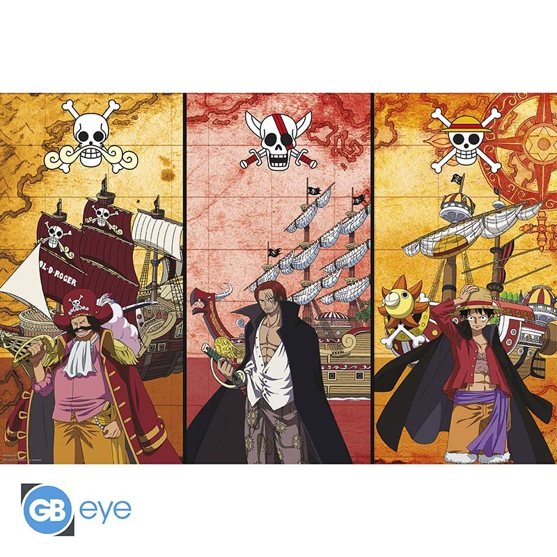 One Piece: Poster – Kapitäne & Schiffe – 91,5 × 61 cm