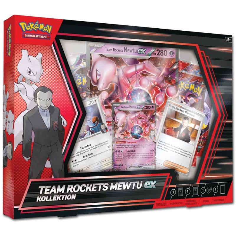 Pokémon: Team Rockets Mewtu-ex Box – DE