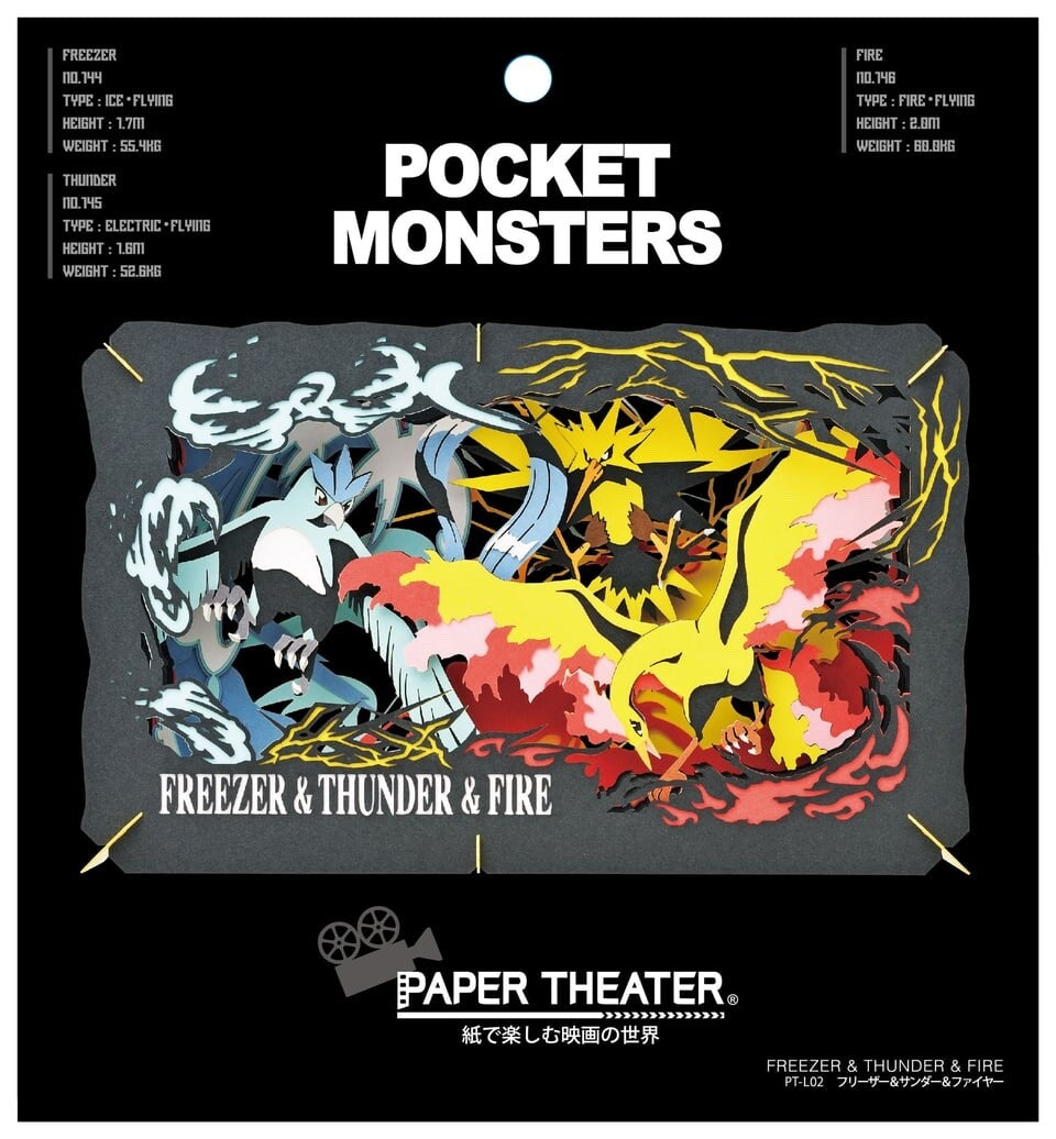 Pokémon: Paper Theater – Articuno, Zapdos & Moltres – PT-L02
