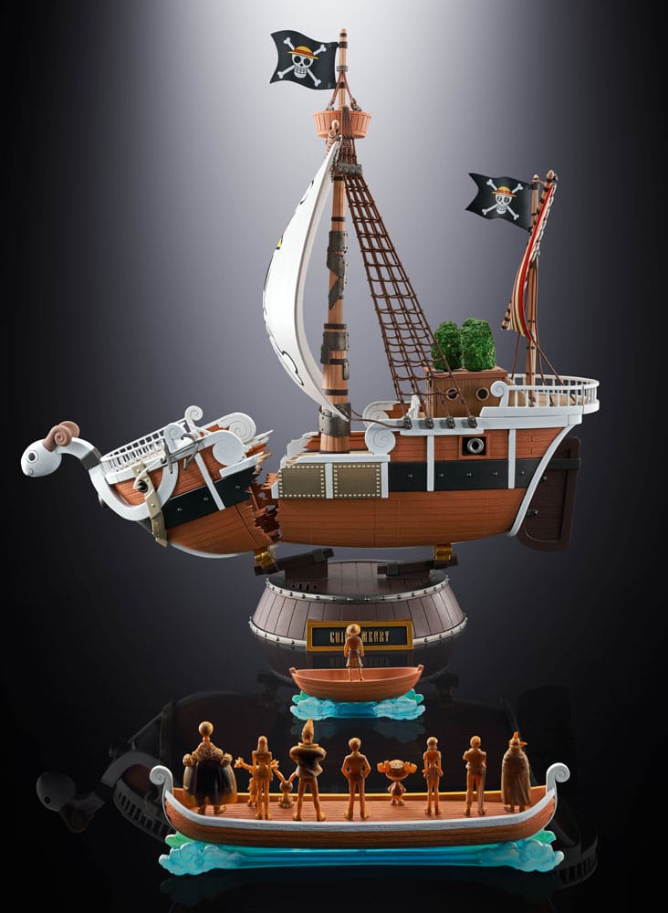One Piece: Diecast Actionfigur - Soul of Chogokin - Going Merry - 25th Anniversary Memorial Edition - 28cm