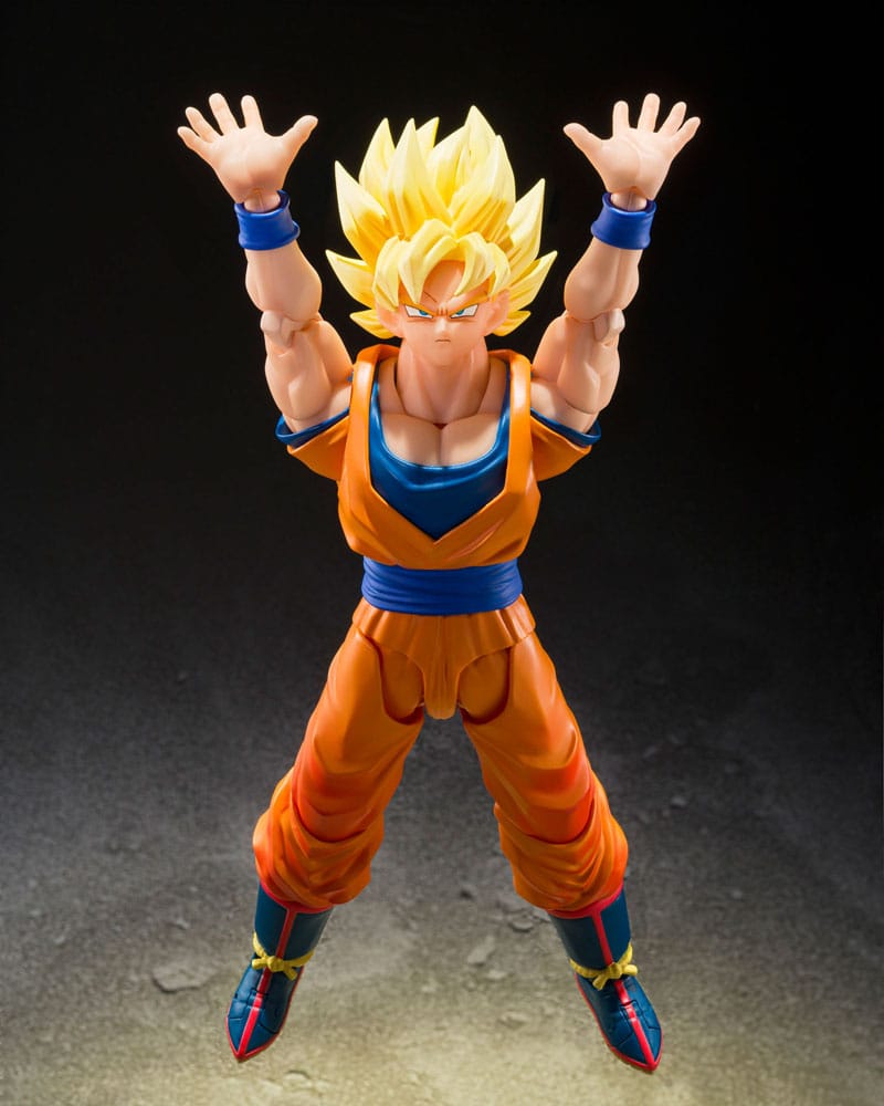 Dragon Ball Z: Super Saiyan Son Goku – S.H.Figuarts Actionfigur – The Games Begin Ver. – 15 cm