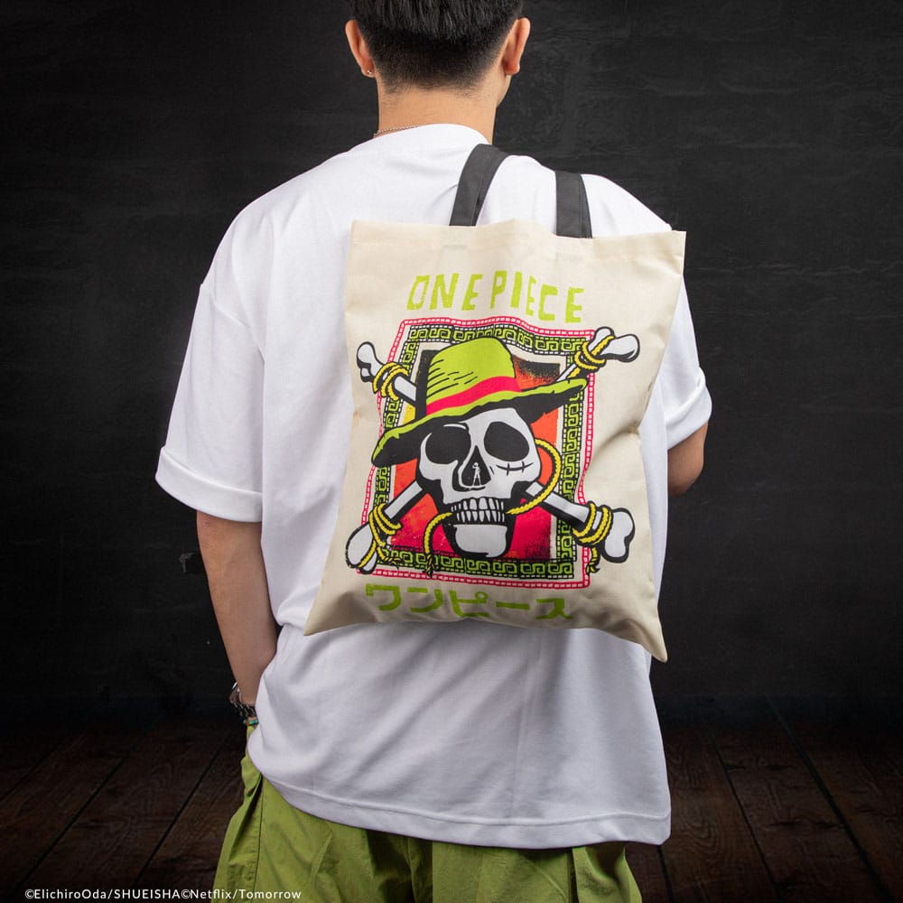 One Piece: Tragetasche – One Piece Logo – Baumwolle