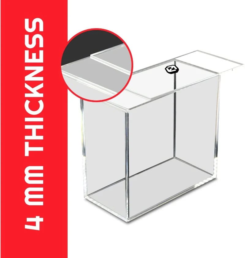 Evoretro: Acryl Display Case – Ver. 2 mit Sliding Lid – für Elite Trainer Boxen