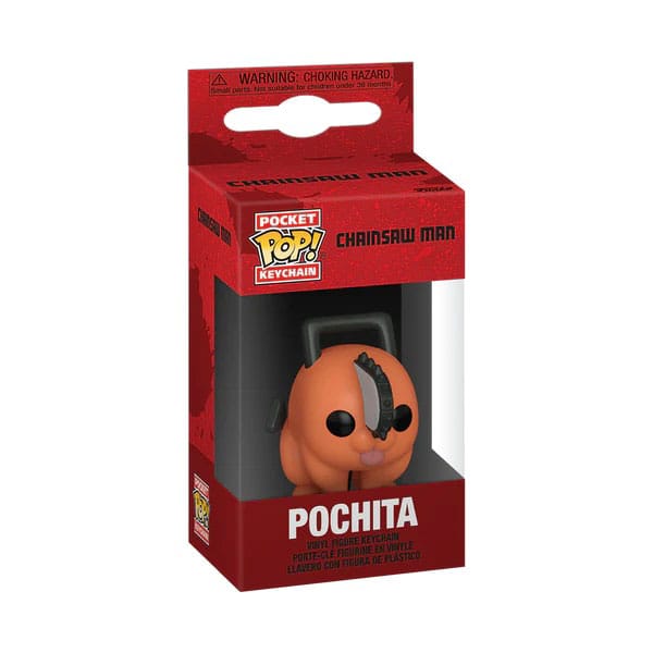 Chainsaw Man: Schlüsselanhänger – Pochita – POP! Vinyl – 4 cm