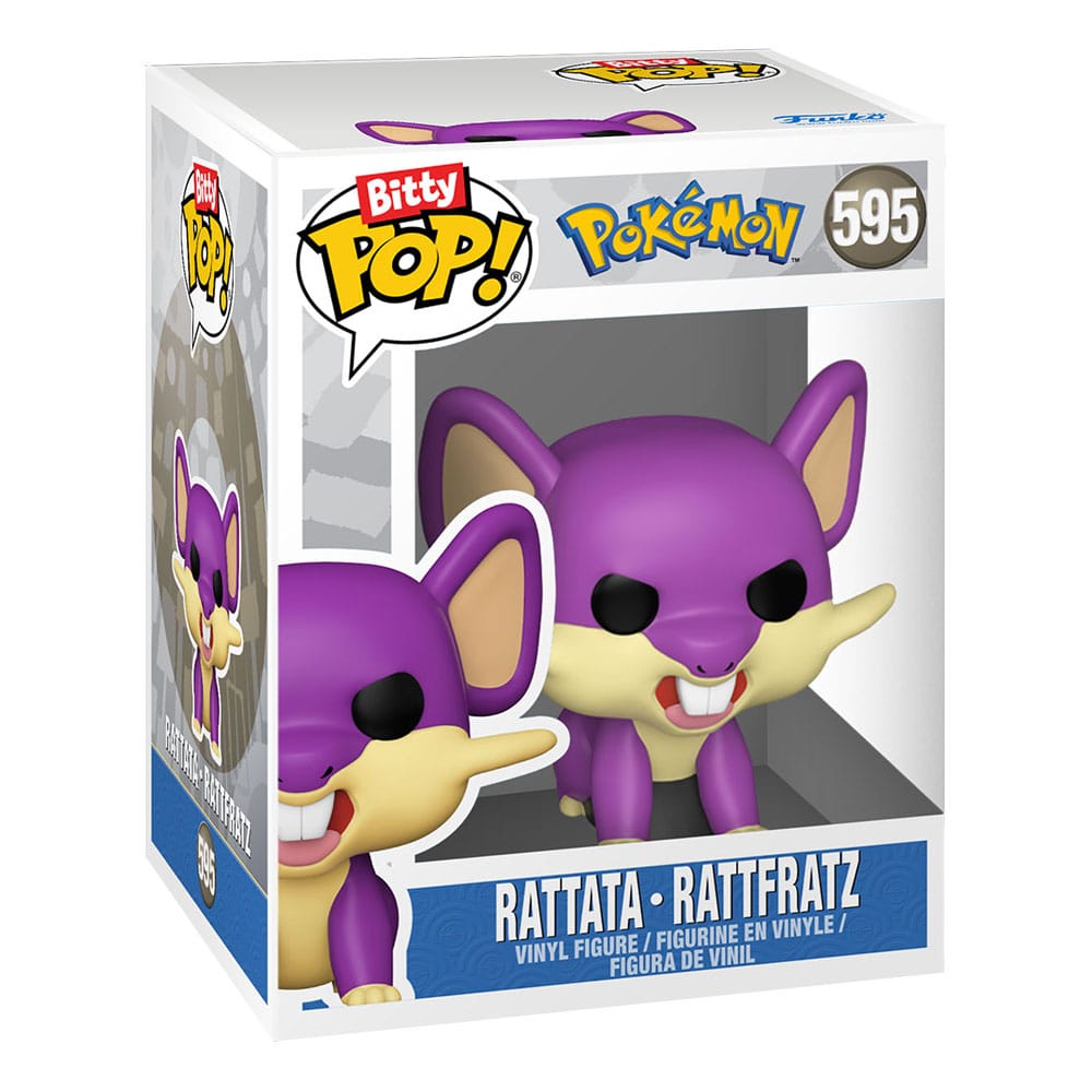 Pokémon: Bitty POP! – Vinyl Figuren – 4er-Pack – Series 2 – 2 cm