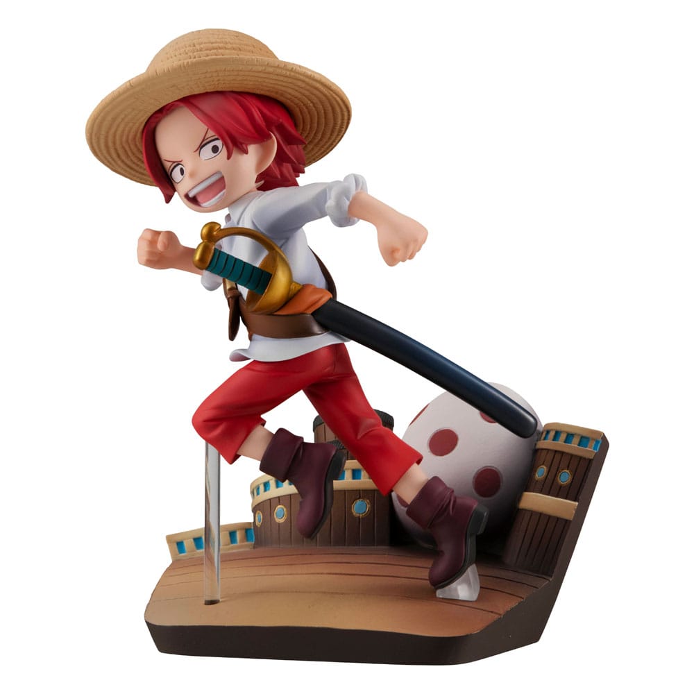 Figur: One Piece – Shanks – G.E.M. Serie – Run! Run! Run! – 13 cm – Statische Figur