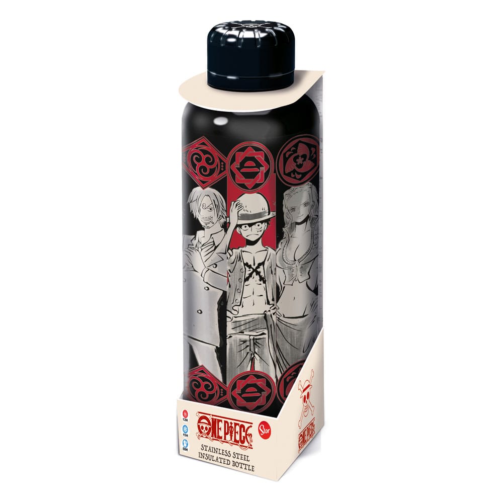One Piece: Trinkflasche – Character-Motiv – Edelstahl – 500 ml