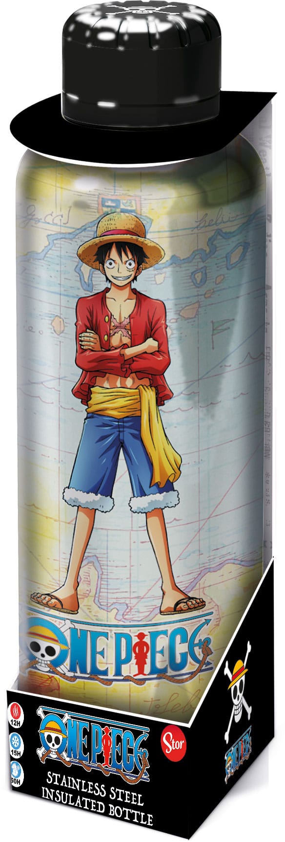 One Piece: Trinkflasche – Ruffy – Edelstahl – 500 ml