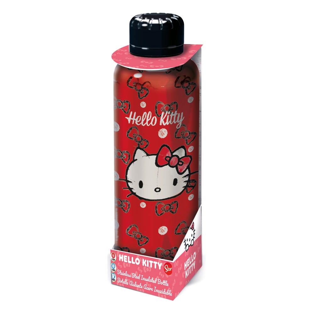 Hello Kitty: Trinkflasche – Sanrio – Edelstahl – 500 ml