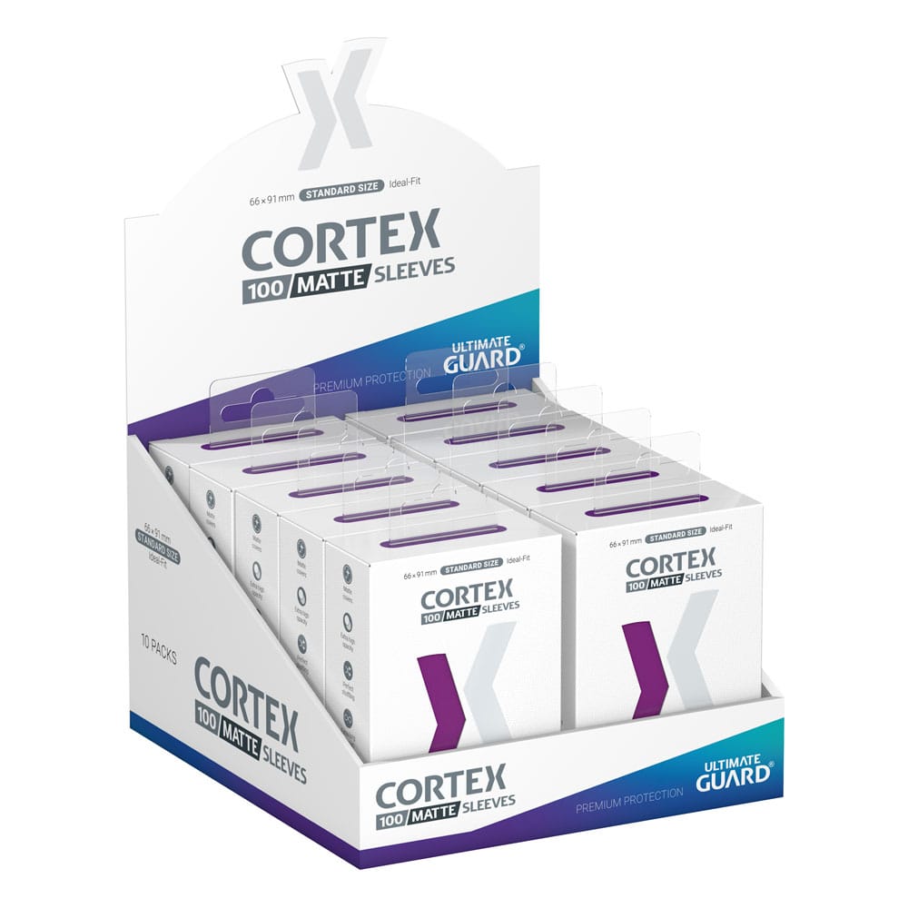 Ultimate Guard: Cortex Sleeves – Standardgröße – Matt-Violett (100 Stück)