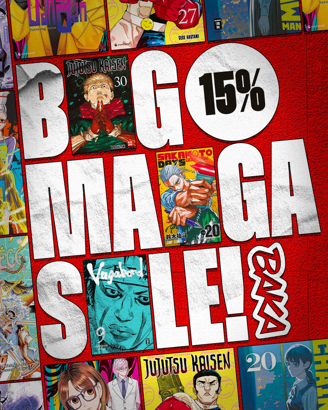 15% Rabatt auf alle Mangas!