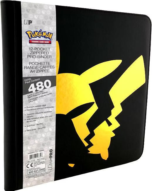 Pikachu - Ultra Pro Zipped 12-Pocket Binder