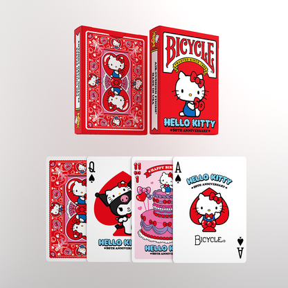 Bicycle: Hello Kitty - 50th Anniversary - Playing Cards