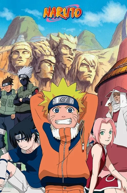 Naruto: Poster – Konoha Gruppe – 91,5 × 61 cm