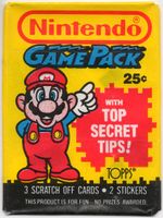 Nintendo: Game Packs - Topps - Vintage Scratch-off Game Cards