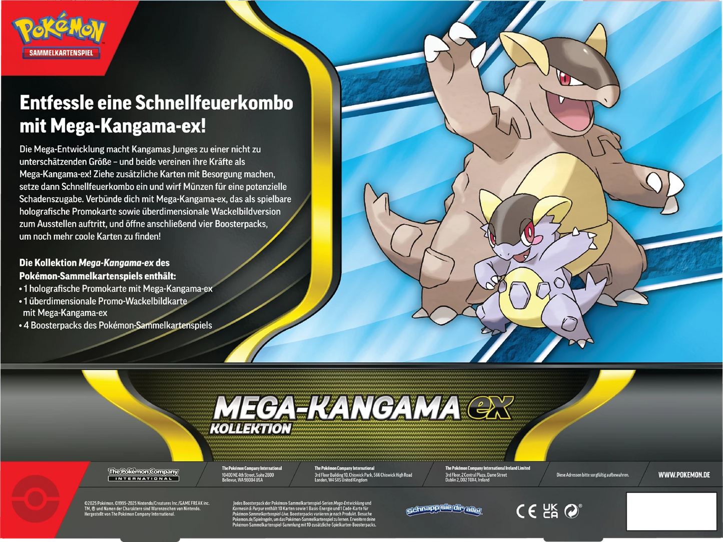 Pokémon: Mega-Kangama ex – Kollektion – DE