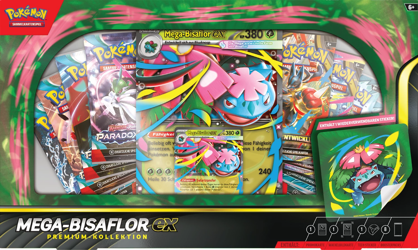 Pokémon: Mega Bisaflor ex – Premium Kollektion – DE