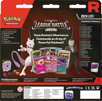 Pokémon: League Battle Deck – Mewtwo ex – EN
