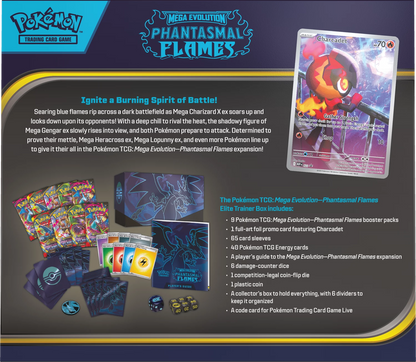 Pokémon: Phantasmal Flames (ME02) – Elite Trainer Box – EN