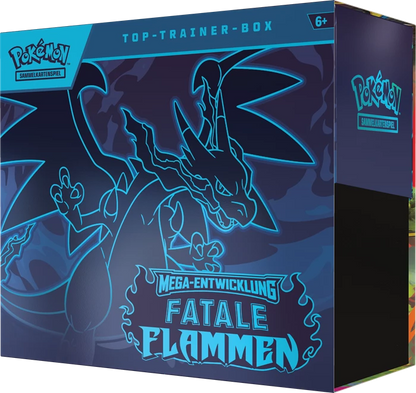 Pokémon: Fatale Flammen (ME02) – Top Trainer Box – DE